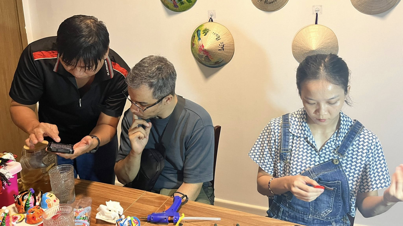 Recycled lantern workshop (4)